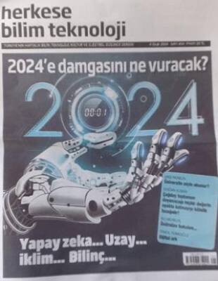 Herkese Bilim Teknoloji Dergisi 4 Ocak 2024 - 1