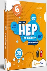Hiper Zeka Yayınları 6. Sınıf Haftalık Hep Fen Bilimleri 36 Deneme - 1