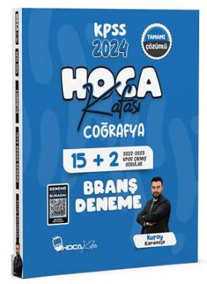 Hoca Kafası Yayınları 2024 KPSS Coğrafya 15+2 Deneme Çözümlü - 1