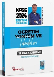 Hoca Kafası Yayınları 2024 KPSS Eğitim Bilimleri Öğretim Yöntem ve Teknikleri 12 Kafa Deneme Çözümlü - 1