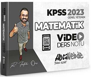HocaWebde Yayınları 2023 KPSS Matematik Video Ders Notu - 1