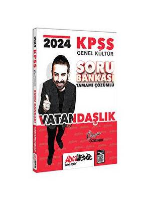 HocaWebde Yayınları 2024 KPSS Genel Kültür Vatandaşlık Tamamı Çözümlü Soru Bankası - 1