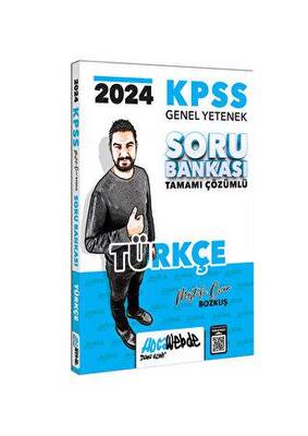 HocaWebde Yayınları 2024 KPSS Genel Yetenek Türkçe Tamamı Çözümlü Soru Bankası - 1