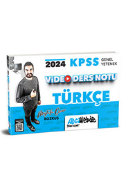 HocaWebde Yayınları 2024 KPSS Genel Yetenek Türkçe Video Ders Notu - 1