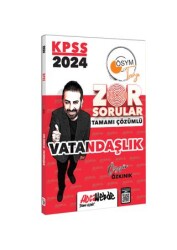 HocaWebde Yayınları 2024 KPSS GK Vatandaşlık Tamamı Çözümlü Zor Sorular - 1