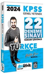 HocaWebde Yayınları 2024 KPSS GY Türkçe Tamamı Çözümlü 22 Deneme Sınavı - 1