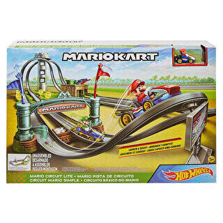Hot Wheels Mario Kart Çılgın Dönüş Parkuru Yarış Seti GHK15 - 1