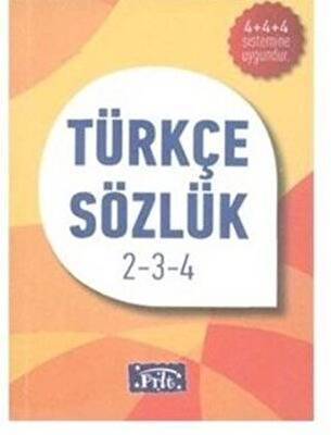 İlköğretim Türkçe Sözlük 2-3-4 - 1
