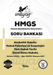 İmtiyaz HMGS Avukatlık Hukuku Hukuk Felsefesi ve Sosyolojisi Türk Hukuk Tarihi Genel Kamu Hukuku Soru Bankası - Temsil Kitap