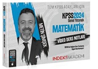 İndeks Akademi Yayıncılık 2024 KPSS Matematik Video Ders Notları - 1