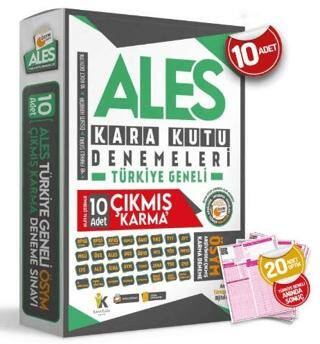 İnformal Yayınları 2024 ALES Sayısal-Sözel ÖSYM Çıkmış Soru Karma Kara Kutu Türkiye Geneli D. Çözümlü 10lu Deneme Paketi - 1