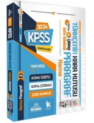 İnformal Yayınları 2024 KPSS Türkçenin Kara Kutusu KARMA PARAGRAF 2 Konu Özetli Dijital Çözümlü Çıkmış Soru Bankası - 1