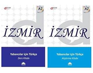 İzmir A2: Yabancılar için Türkçe Ders Kitabı + Alıştırma Kitabı Set - 1
