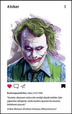 Joker Bookstagram Defter - 1