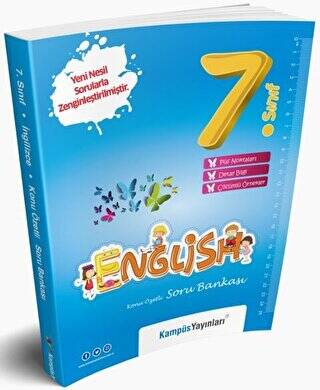 Kampüs Yayınları 7. Sınıf İngilizce Konu Özetli Soru Bankası - 1