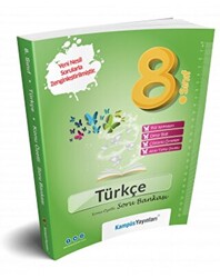 Kampüs Yayınları 8. Sınıf Türkçe Konu Özetli Soru Bankası - 1