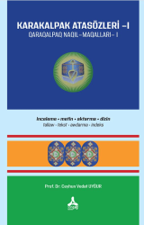 Karakalpak Atasözleri -1 - Sonçağ Yayınları