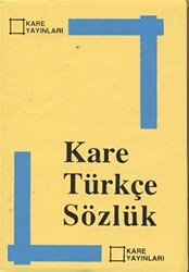 Kare Türkçe Sözlük - 1
