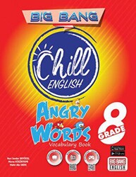 Kırmızı Beyaz Yayınları 8. Grade Big Bang Chill English Angry Words Vocabulary Book - 1