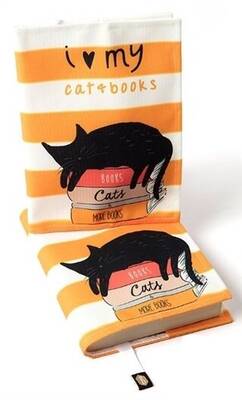 Kitap Kılıfı - Kitaplar Kediler - 1
