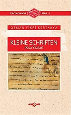 Kleine Schriften Kısa Yazılar - 1