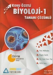 Sıradışı Analiz Yayınları Konu Özetli Biyoloji - 1 Tamamı Çözümlü Soru Bankası - 1