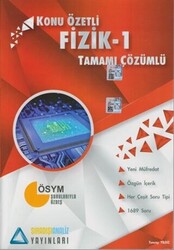 Sıradışı Analiz Yayınları Konu Özetli Fizik - 1 Tamamı Çözümlü Soru Bankası - 1