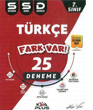 Koray Varol Akademi 7. Sınıf Türkçe Sistematik 25 Sarmal Deneme - 1
