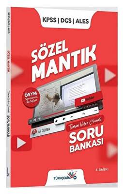 Türkçecim TV Yayınları KPSS DGS ALES Sözel Mantık Soru Bankası Video Çözümlü Ali Özbek - 1