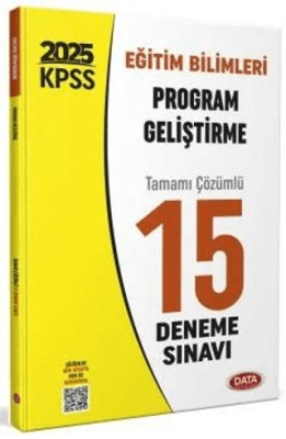 Data Yayınları KPSS Eğitim Bilimleri Program Geliştirme 15 Deneme Sınavı - 1