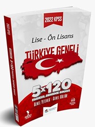 Akademi Denizi Yayıncılık KPSS Lise Önlisans Türkiye Geneli 5 x 120 Deneme - 1