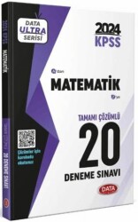 Data Yayınları 2024 KPSS Ultra Serisi Matematik 20 Deneme Sınavı - 1