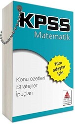 Delta Kültür Yayınevi KPSS Matematik Strateji Kartları - 1