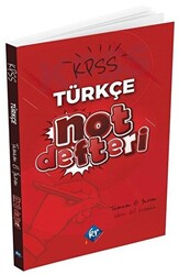 KR Akademi Yayınları KPSS Türkçe Konu Anlatımlı Not Defteri - 1
