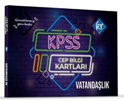 KR Akademi Yayınları KPSS Vatandaşlık Cep Bilgi Kartları - 1