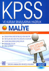 Palet Yayınları KPSS ve Kurum Sınavlarına Hazırlık Maliye 2010 - 1