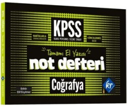 KR Akademi Yayınları KPSS Coğrafya Konu Anlatımlı Not Defteri - 1