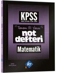 KR Akademi Yayınları KPSS Matematik Konu Anlatımı Not Defteri - KR Akademi Yayınları
