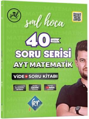 KR Akademi Yayınları SML Hoca AYT Matematik 40 Soru Serisi Video Soru Kitabı - 1