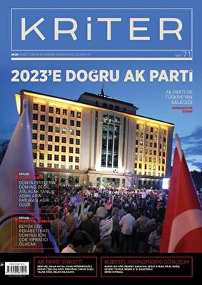 Kriter Aylık Siyaset Toplum ve Ekonomi Dergisi Sayı: 71 - Eylül 2022 - 1