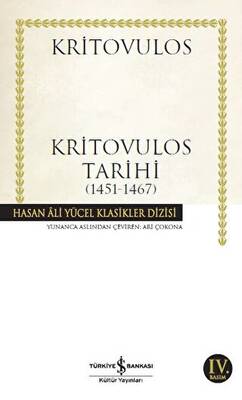 Kritovulos Tarihi 1451-1467 - 1