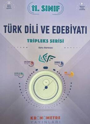 Kronometre Yayınları 11. Sınıf Türk Dili ve Edebiyatı Tripleks Serisi Soru Bankası - 1