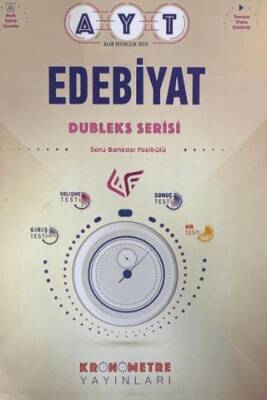 Kronometre Yayınları AYT Edebiyat Dubleks Serisi Soru Bankası - 1
