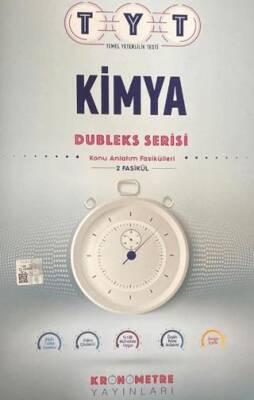 Kronometre Yayınları TYT Kimya Dubleks Serisi Konu Anlatım Fasikülleri - 1