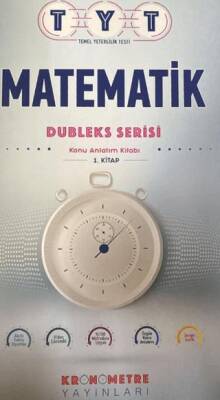 Kronometre Yayınları TYT Matematik Dubleks Serisi Konu Anlatım 1. Kitabı - 1