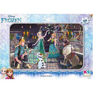 Ks Puzzle Frame 24 Parça Frozen - 1