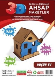 Küçük Ev Ahşap Maket - Halk Kitabevi