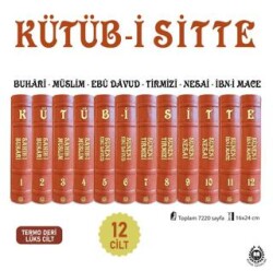 Kütüb-i Sitte - 6 Hadis Kitabının Tercümesi 12 Kitap Takım Termo Deri Lüx Cilt - 1
