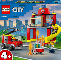 LEGO City İtfaiye Merkezi ve İtfaiye Kamyonu 60375 - 1