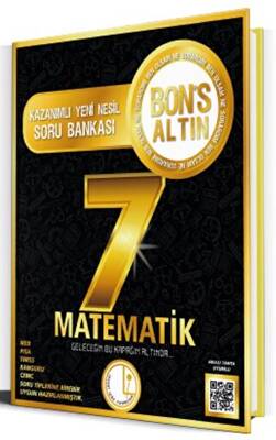Bons Yayınları Levent İçöz 7. Sınıf Matematik Bons Altın Soru Bankası - 1
